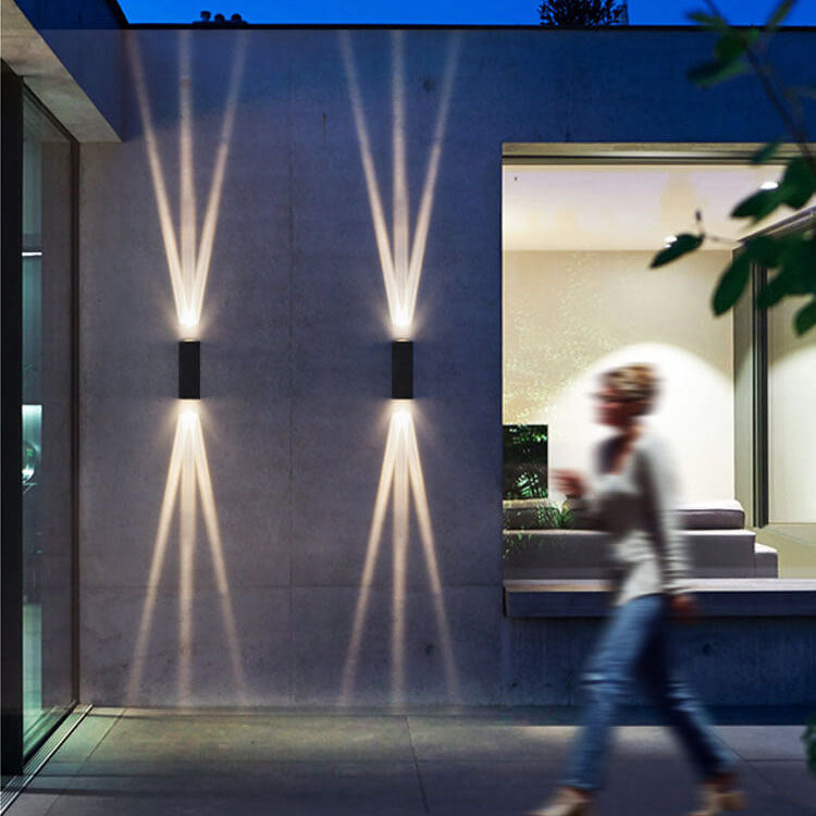 Modern Waterproof Black Outdoor Wall Light | Energy-Efficient LED Fixture 2