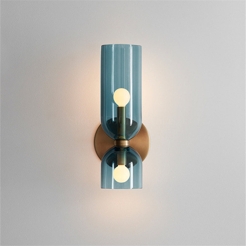 Elegant Double Glass Wall Light | Retro Design & Sconce Light 0