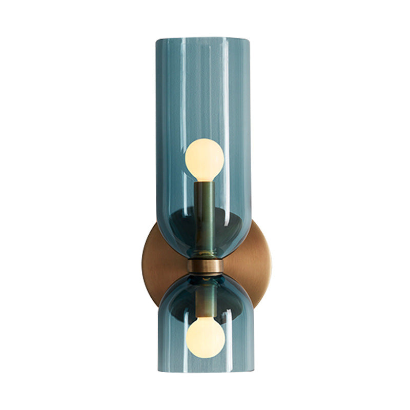 Elegant Double Glass Wall Light | Retro Design & Sconce Light 2