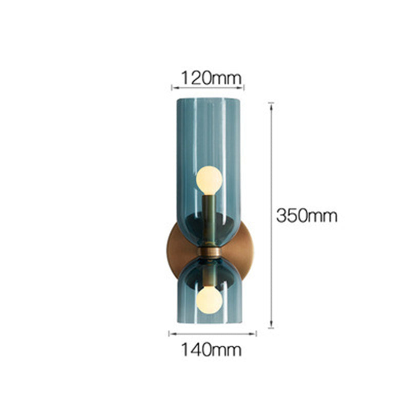Elegant Double Glass Wall Light | Retro Design & Sconce Light 3