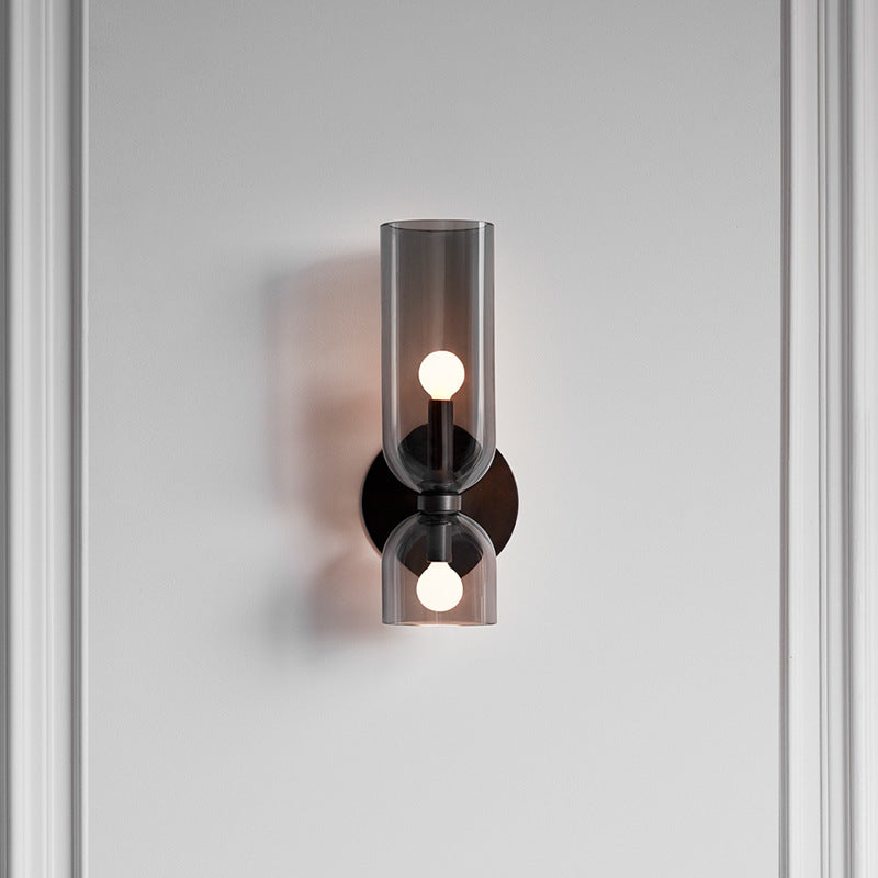 Elegant Double Glass Wall Light | Retro Design & Sconce Light 4
