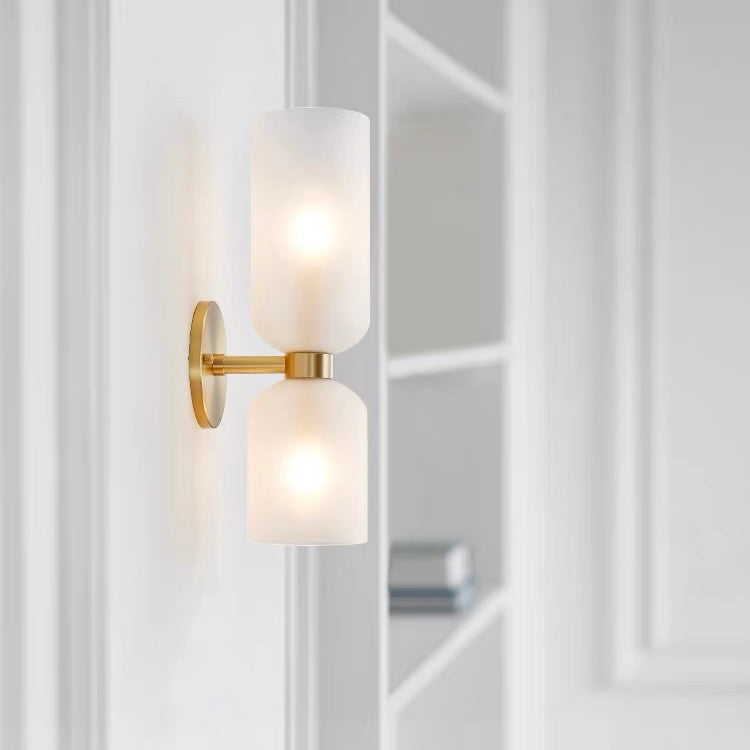 Elegant Double Glass Wall Light | Retro Design & Sconce Light 9