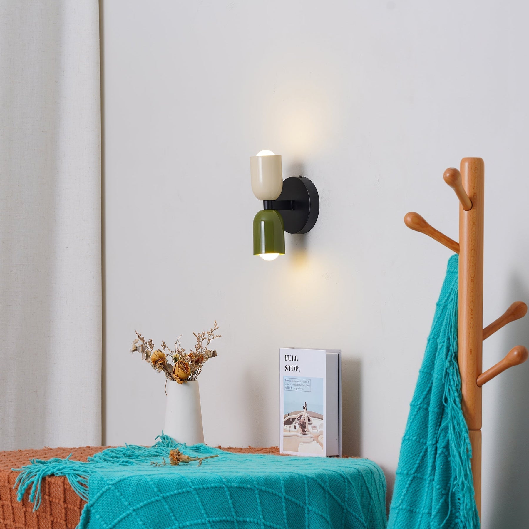 Modern Dual Beam Wall Light | Weather-Resistant Outdoor Wall Sconce 1