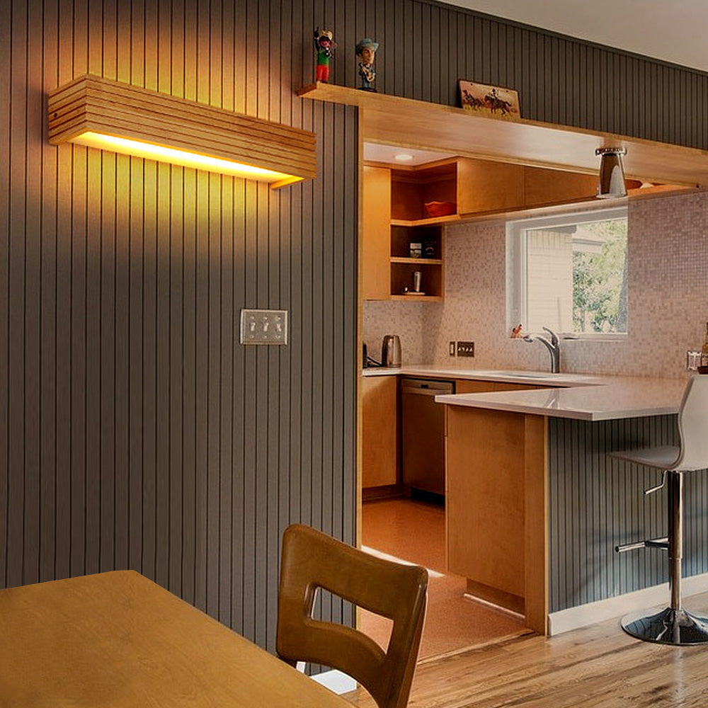 Modern Wooden LED Wall Light | Stylish Wall Sconces & Energy-Efficient Illumination 6